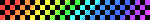 rainbow scene checkers blinkie